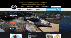 Desktop Screenshot of livingoceansfoundation.org